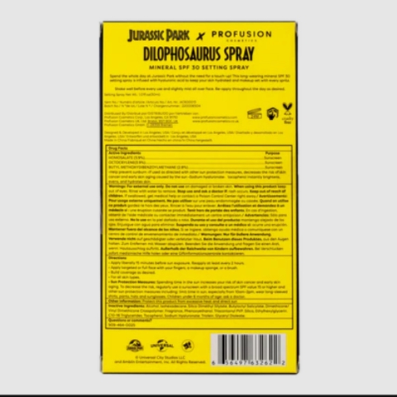 Profusion Jurassic Park Dilophosaurus Mineral SPF 30 Setting Spray - Picture 6 of 9